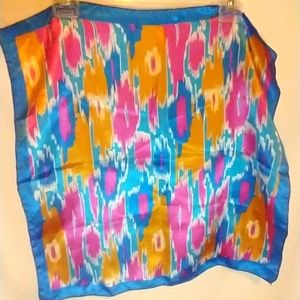 Multi color print scarf